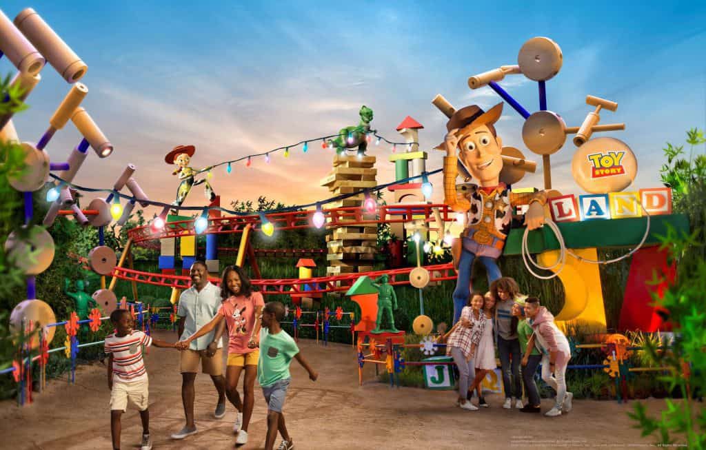 Toy Story Land entrance at Disney World 1024x653 1