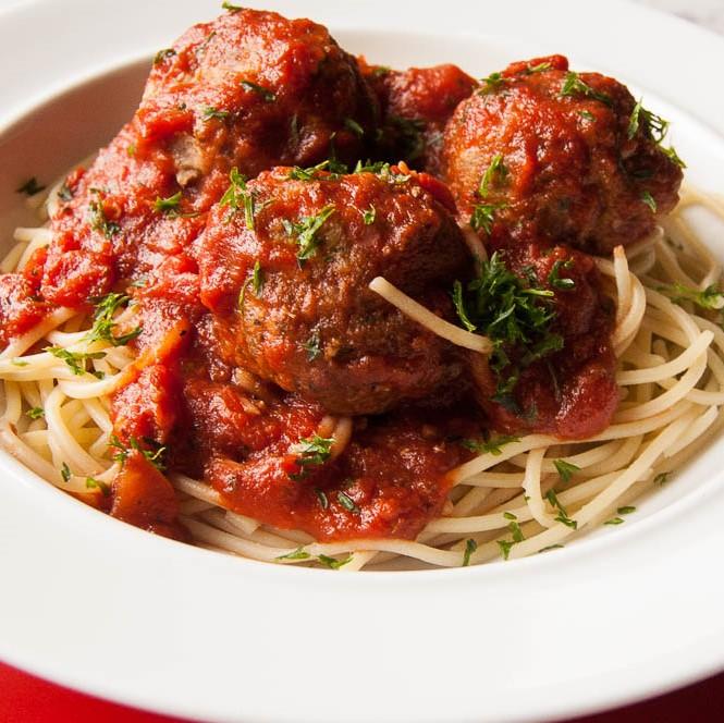 Spaghetti Turkey Meatballs