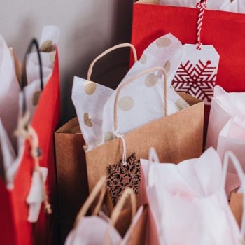 paper bags near wall 749353