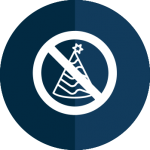 no parties icon