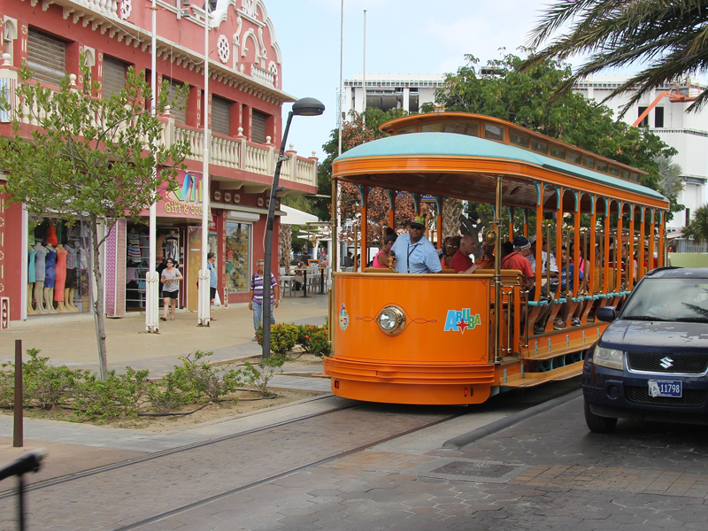 Getting Around Aruba - Oranjestad Trams