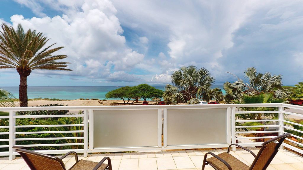 patio with ocean views