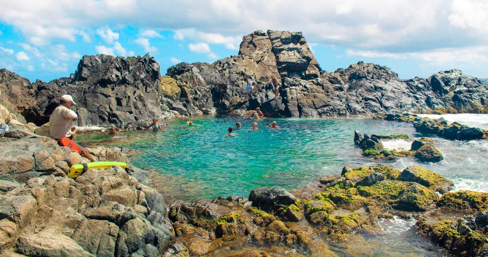 17 De Palm Tours Aruba UTV Natural Pool Natural Pool