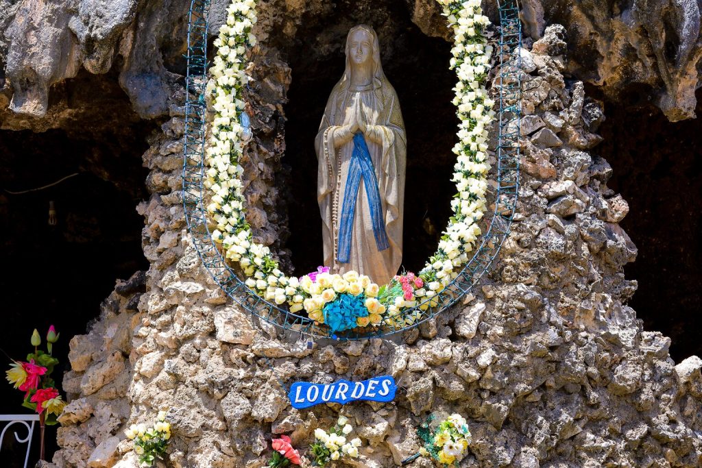 tablet portrait horizontal rectangle retina Lourdes Grotto in Seroe Preto Lourdes Grotto