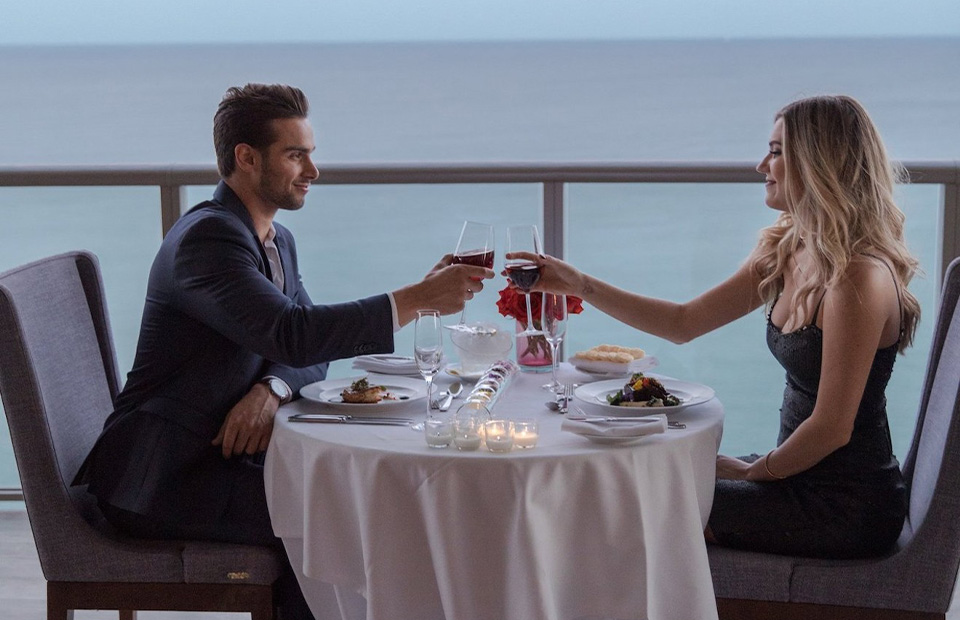 romantic dinner in miami