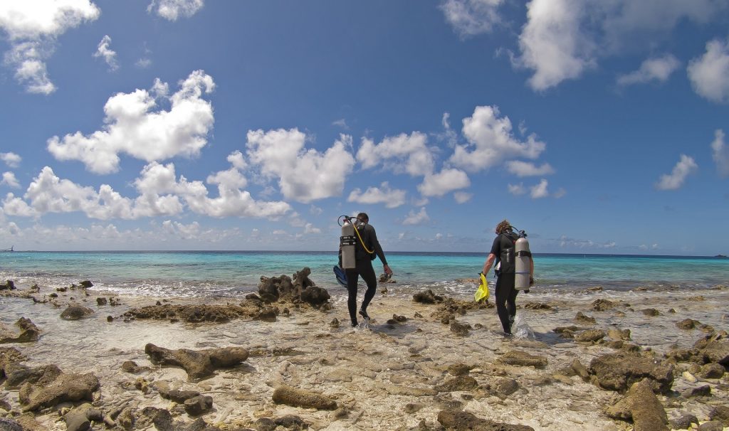 shore scuba diving