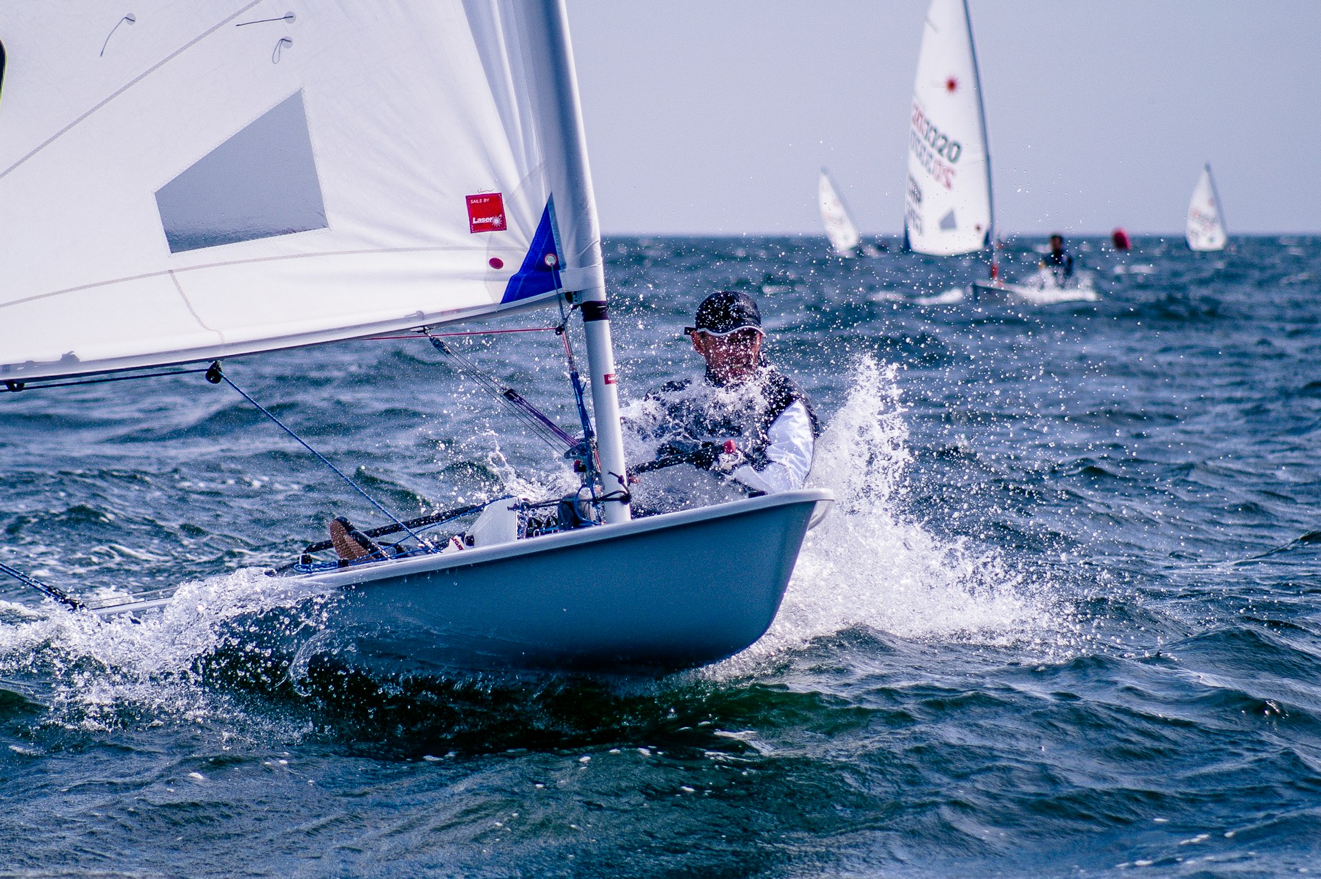 Sailing race on the water