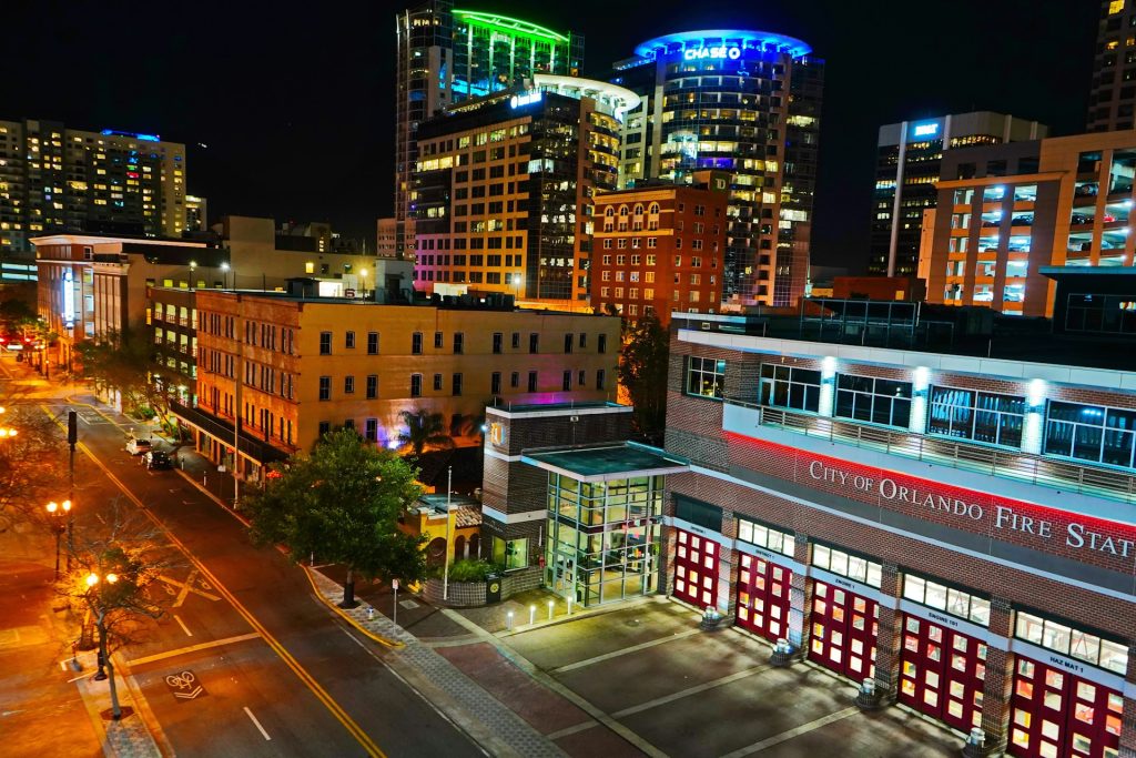 Orlando city lights